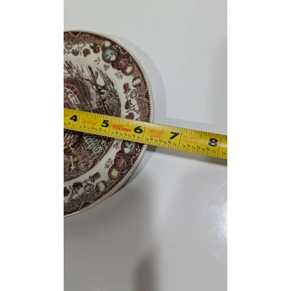 Johnson Bros His Majesty Turkey Plate 6.25" England Ironstone Thanksgiving - Picture 3 of 7